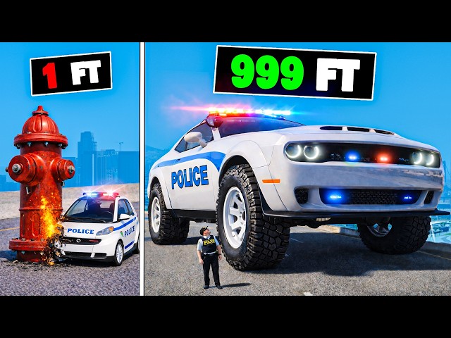 Every Time I Crash, The Police Car Gets Bigger in GTA 5