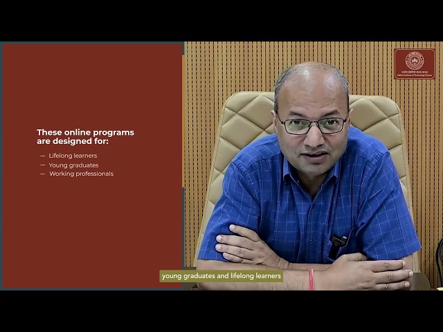 🎓 Director’s Message | IIT Kanpur Online Programs Launch