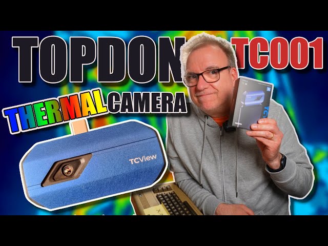 Diagnosing and repairing a Commodore 64 using a Topdon TC001 Thermal Camera