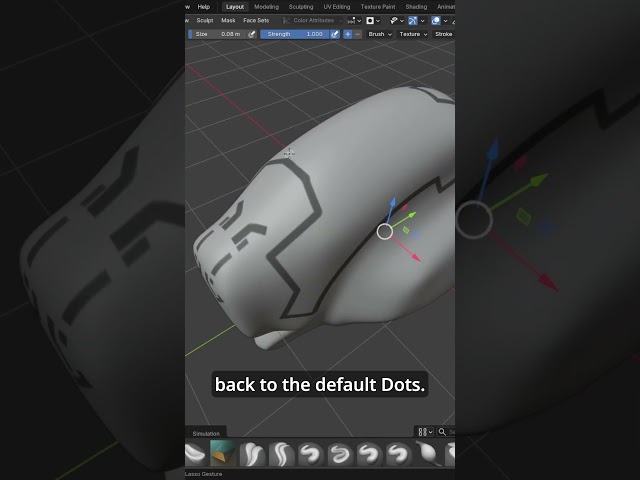 Easy panel cuts with the Mesh Filter in Sculpt mode. Later we can bake it to a Normal map. #Blender
