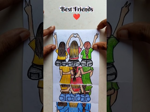 best friends forever ❤️#bff #love #drawing #art #shorts #story