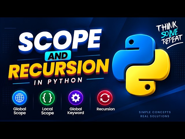 Master Python Scope & Recursion in 10 Minutes