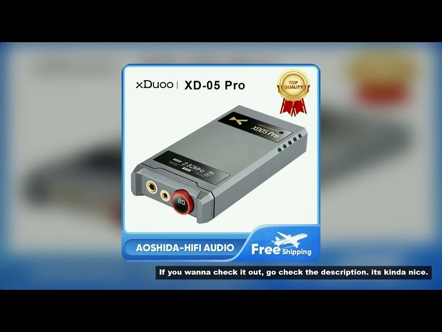 XDUOO XD05 Pro Portable Full Balanced DAC Headphone Amplifier ES9039SPRO Flagship DAC USB XMOS XU316