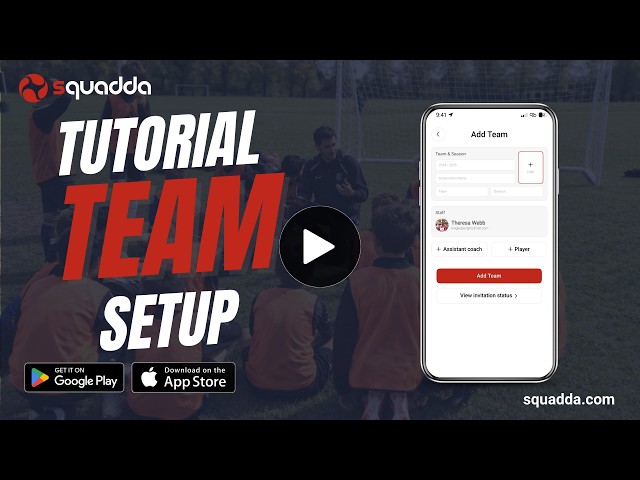 How to Set Up Your Team in Squadda: Season, Players and Staff | Football Coach App Tutorial