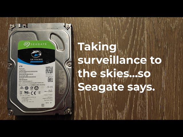 Hard Drive Sounds: Seagate SkyHawk ST4000VX007