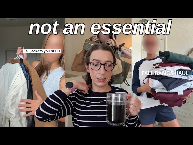 these fall "essentials" aren't actually essential...