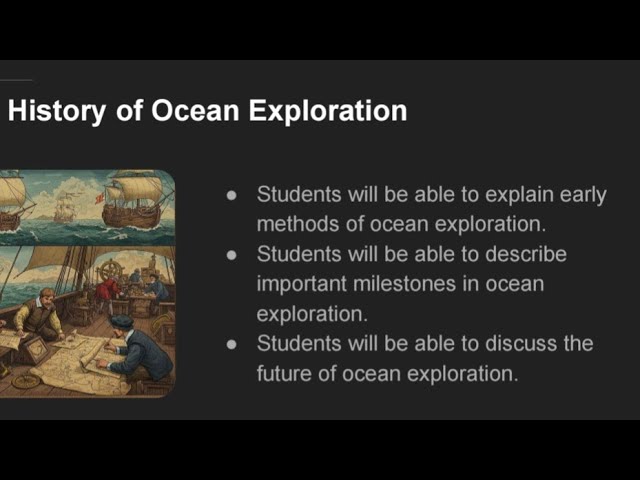The History of Ocean Exploration