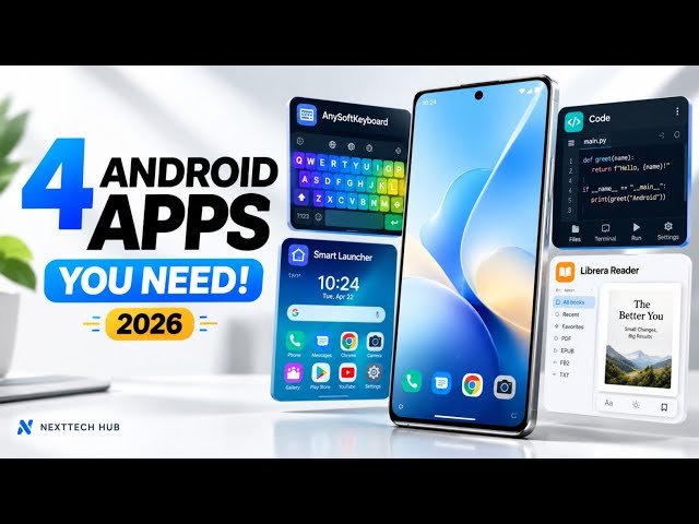🔥 4 Powerful Android Apps You Need to Try in 2026 🤯