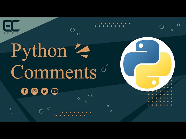 Comments in python | python bangla tutorial | comments | easycoding | programming