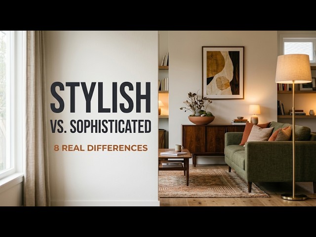 8 Things That Separate a Stylish Home From a Sophisticated One