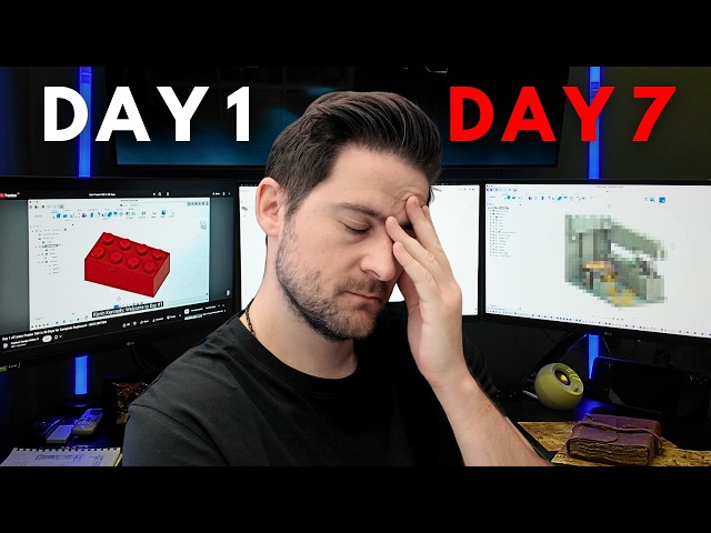 I Tried Learning CAD in 1 WEEK… to Build My Tiny Workshop