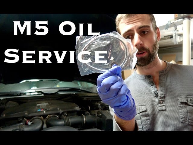BMW E39 M5 Oil Change - 2001 Carbon Black