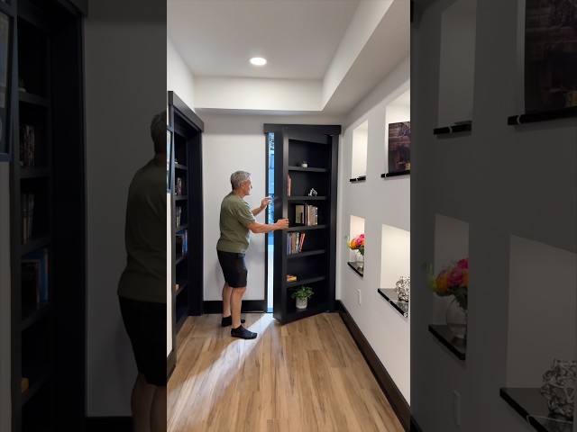 Hidden storage? Keep looking. #theater #interiordesign #hometheater