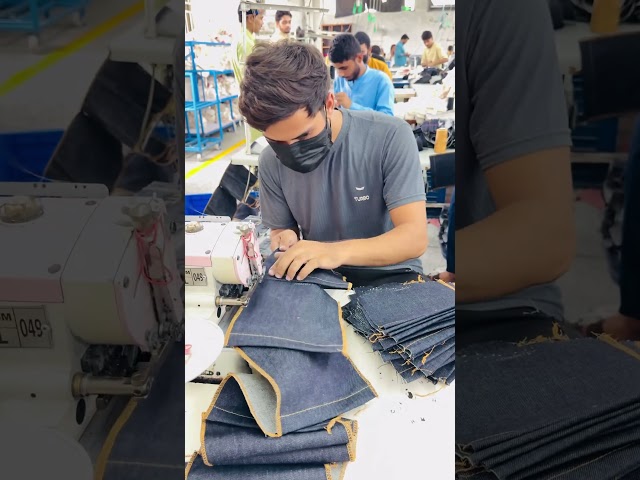 Perfect Pocket Edges: Fast Overlock Sewing Machine! #shortsviral