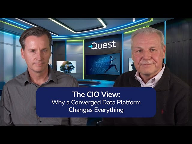 The CIO View: Why a Converged Data Platform Changes Everything
