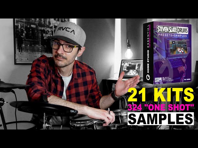 Slate Drums SSD5.5 PRESET + SAMPLE PACK | Demo (Using Millenium MPS850 E-drum)