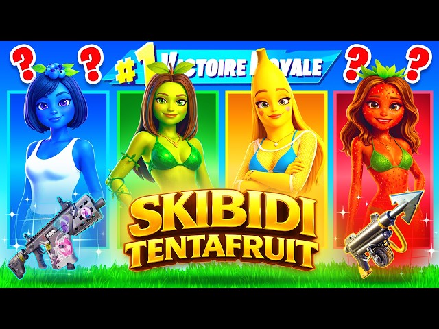 SKIN Skibidi Tentafruit RANDOM CHALLENGE!