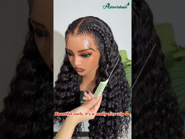 Glueless. Flawless. Done. #wigs #curlyhair #gluelesswig #hairstyle #wiginfluencer #wigtutorial