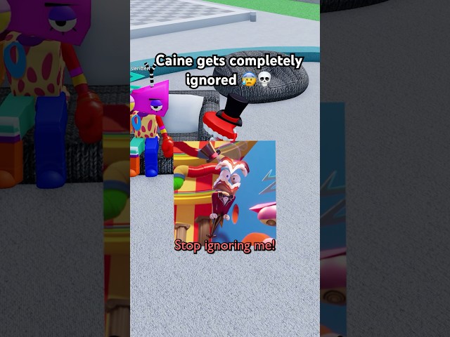 CAINE GETS COMPLETELY IGNORED 😰💀 #roblox #micup #tadc