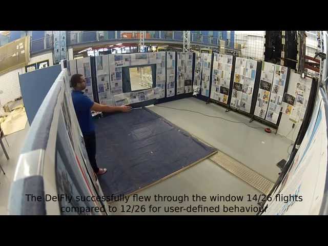 Evolved controller makes 20-gram drone fly through window with onboard vision