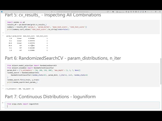 Scikit-learn Tutorial #9: Hyperparameter Tuning