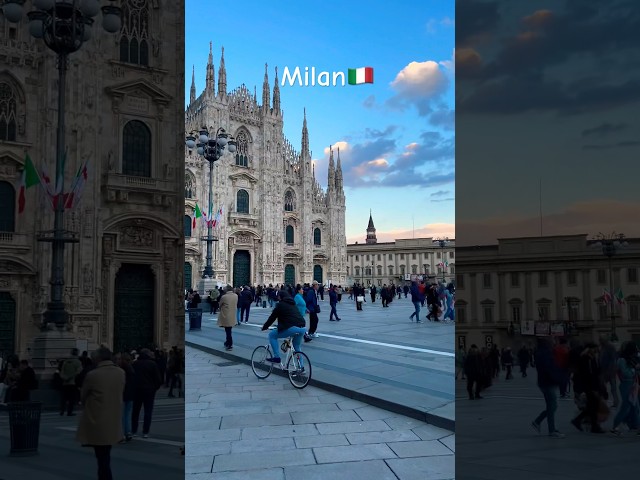MILAN🇮🇹 Exploring the Heart of Milan: A City of Art and Culture🍝☕️#italy #milan #walkingtour