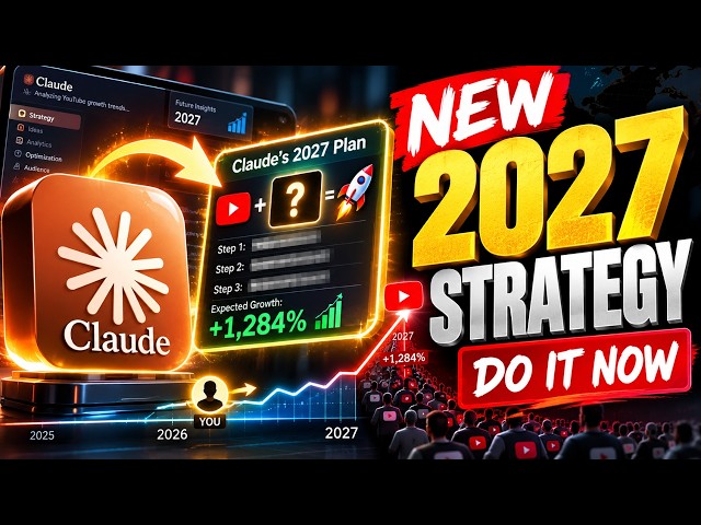 Everyone Will Copy This New Claude YouTube Strategy by 2027 -Do It Now