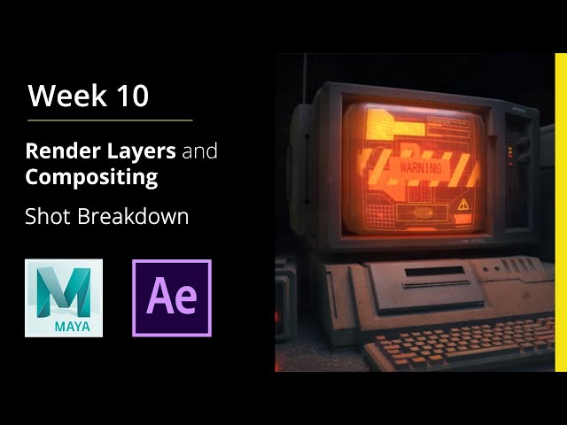 Compositing Workflow between Maya and After Effects (Shot Breakdown)