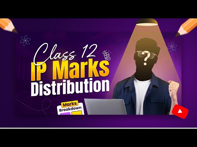 CBSE IP Class 12 Marks Distribution | Where to Focus for Maximum Marks
