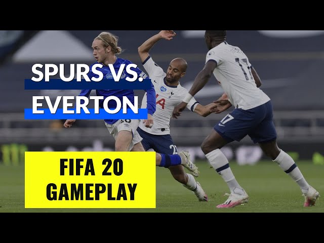 FIFA 20 Gameplay | Tottenham Hotspur vs Everton (Matt Doherty, James Rodriguez, Allan debut)