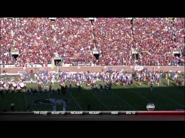 fsu vs fu team entrance