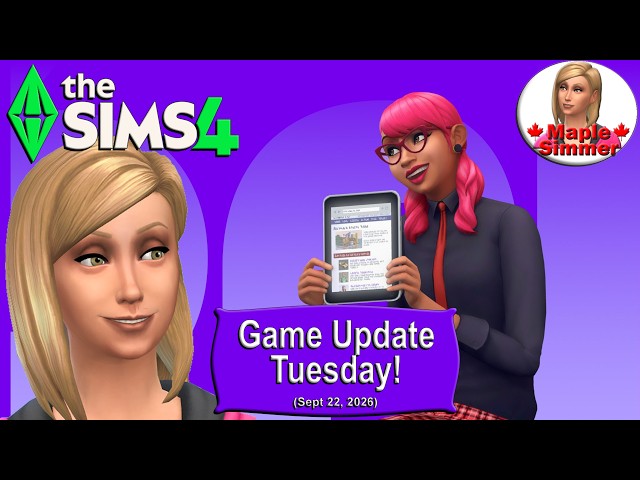 Sims 4 Base Game Update Coming Today, Sept 22! (Sims 4 News)