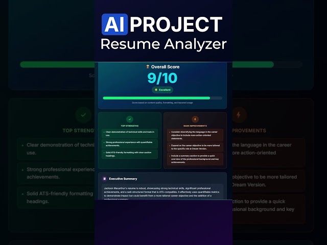 Build an AI Resume Analyzer with React, Tailwind and Puter.js #react #aiapp #css #coding #web #js