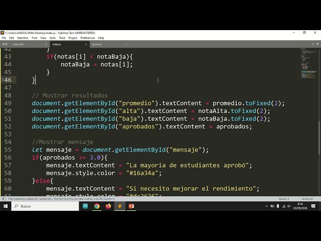 JavaScript tutorial para principiantes  App Registro de Notas -  interfaz gráfica.