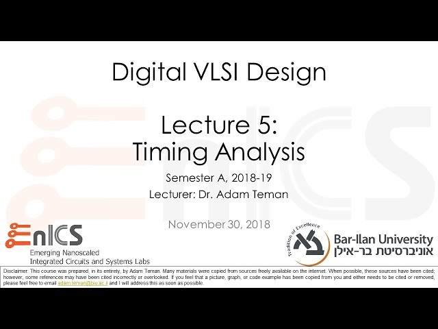 DVD - Lecture 5: Timing (STA)