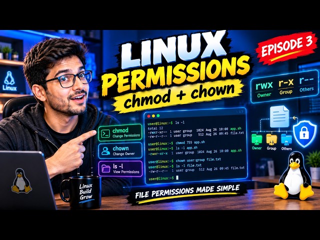 Linux File Permissions Explained | chmod, chown for Beginners (Episode 3)