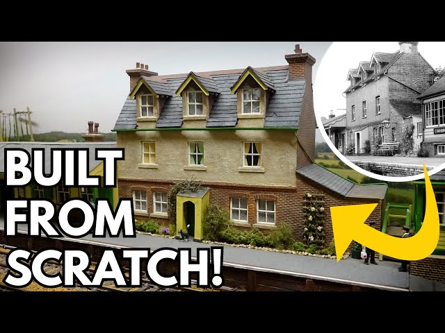 How I Scratchbuilt the Station Master's House | Model Railway Building Tutorial