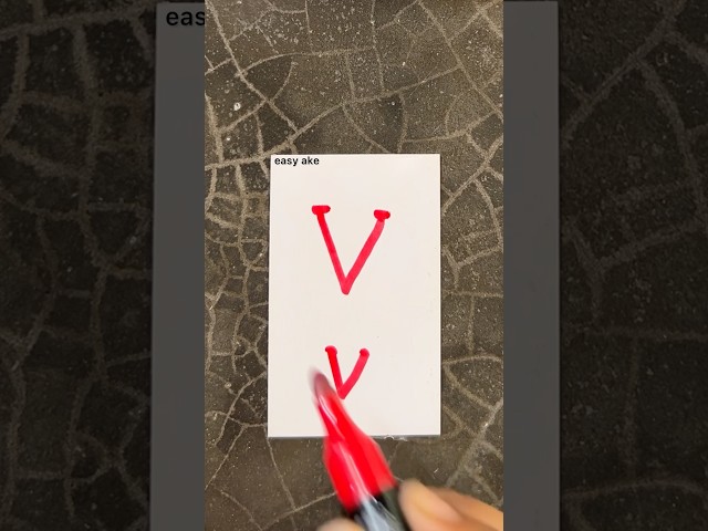 easy v drawing