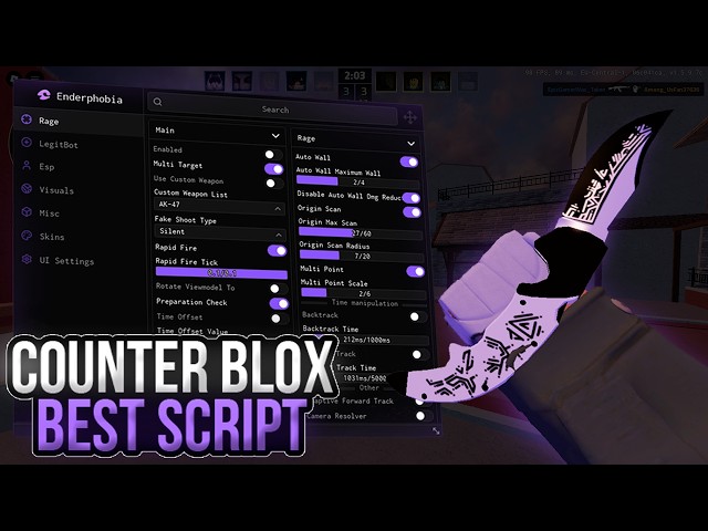 OP SCRIPT FOR COUNTER BLOX | ENDERPHOBIA