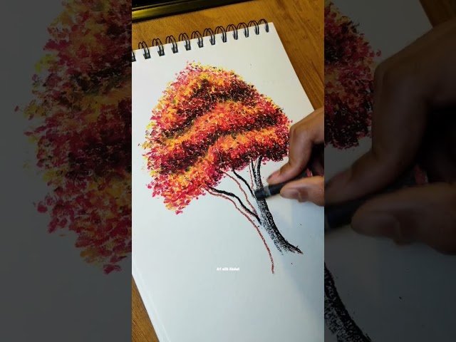 I HAD to stop drawing trees like this 😭🌳➡️🎨
