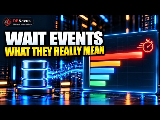 Oracle database wait events - Oracle Database Performance Tuning tutorial
