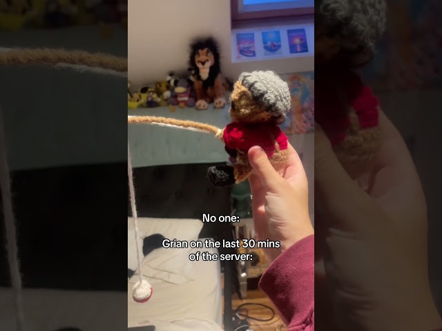 He’ll get that mending book guys, trust #crochet #crochetpatterns #grian #hermitcraft