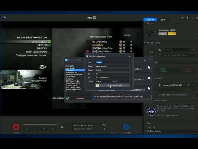 ApparitionNET Studio: Network Sniffer