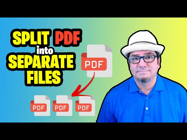 How to Split a PDF Into Separate Files