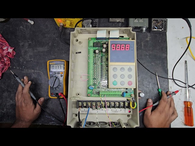 How to repair oc3 fault in fuji vfd in hindi/Urdu #vfd #vfd repair #ac drive #vfd