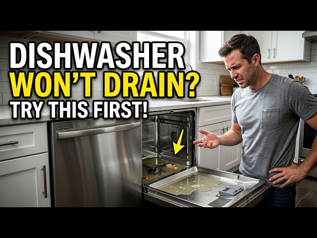 Dishwasher Won’t Drain? 4 Things to Check Before Calling a Pro