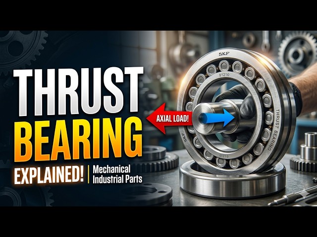 Thrust Bearing Explained | How it works | Types and Usage | Luvitex Engineering