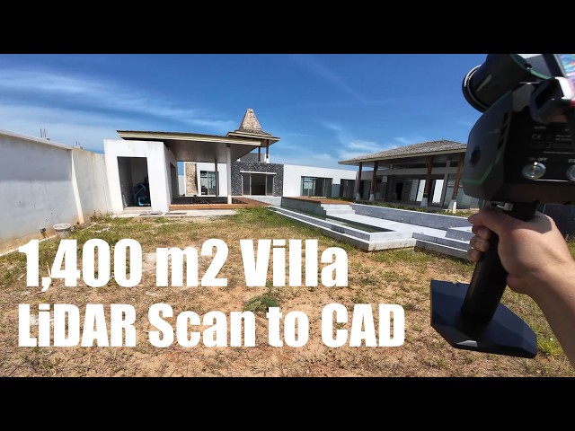 How to Transform LiDAR Scan into CAD/BIM | LiGrip O2 Workflow
