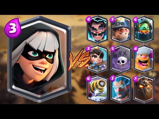 Bandit vs All Cards in Clash Royale | Bandit Gameplay