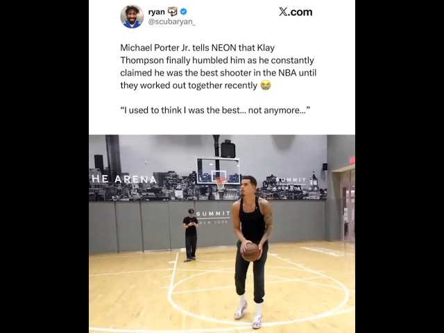 Klay really HUMBLED MPJ👀